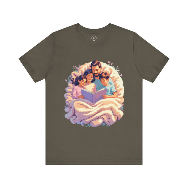 Cozy Family Reading Tee