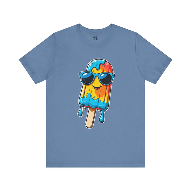 Cool Popsicle Graphic Tee, Summer T-Shirt, Unisex Jersey Tee, Fun Ice Cream Shirt, Gift for Ice Cream Lovers, Cute Casual Wear