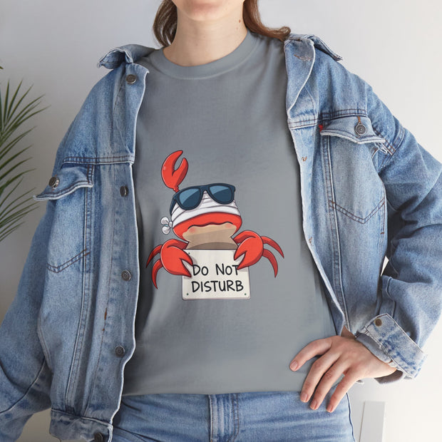 Playful Crab Graphic Tee, Relaxed Summer T-Shirt, Gift for Beach Lovers, Funny Casual Wear, Unique Gift Idea, Summer Vibes Shirt