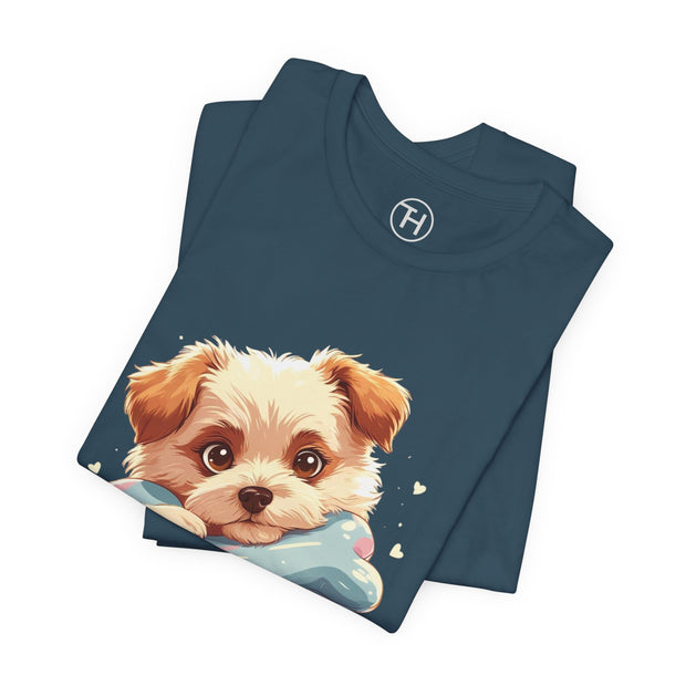 Adorable Puppy Graphic Tee | Unisex Short Sleeve T-Shirt