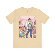 Funny Family Chaos Tee, Unisex Graphic Shirt, Parenting Humor T-Shirt, Ideal Gift for Dad, Quirky Casual Wear
