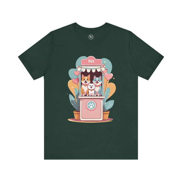 Cute Pet Adoption Jersey Tee