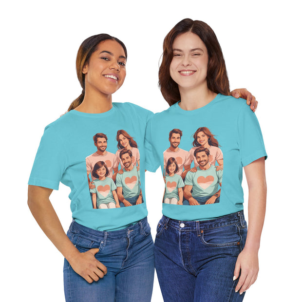 Heart Family Unisex Tee