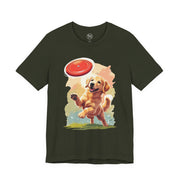 Golden Retriever Frisbee Tee