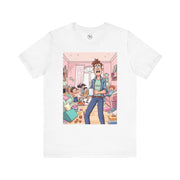 Funny Family Chaos Tee, Unisex Graphic Shirt, Parenting Humor T-Shirt, Ideal Gift for Dad, Quirky Casual Wear