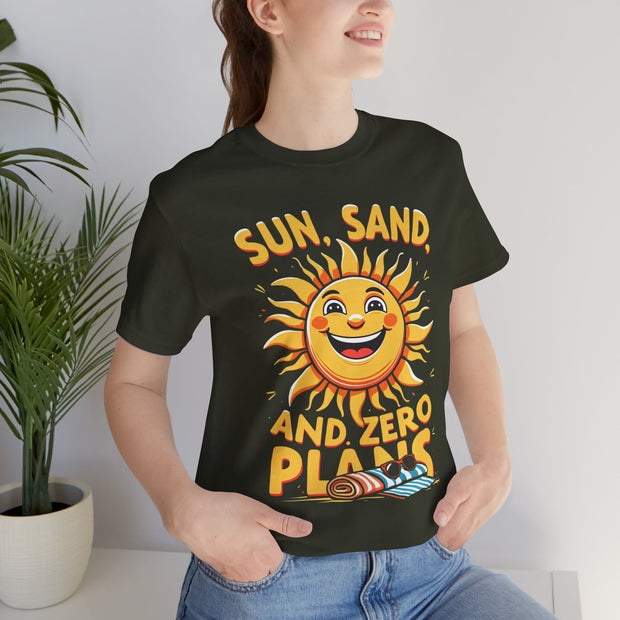 Sunny Vibes Tee | Unisex Short Sleeve Tee, Summer Shirt