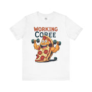 Pizza Workout Tee - Funny Slice Gym Shirt, Fitness Apparel, Pizza Lover Gift, Quirky Humor T-Shirt, Unisex Workout Wear