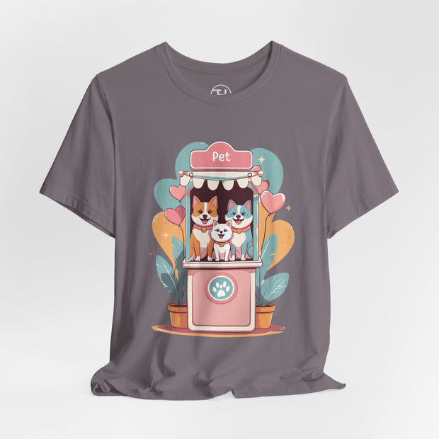 Cute Pet Adoption Jersey Tee