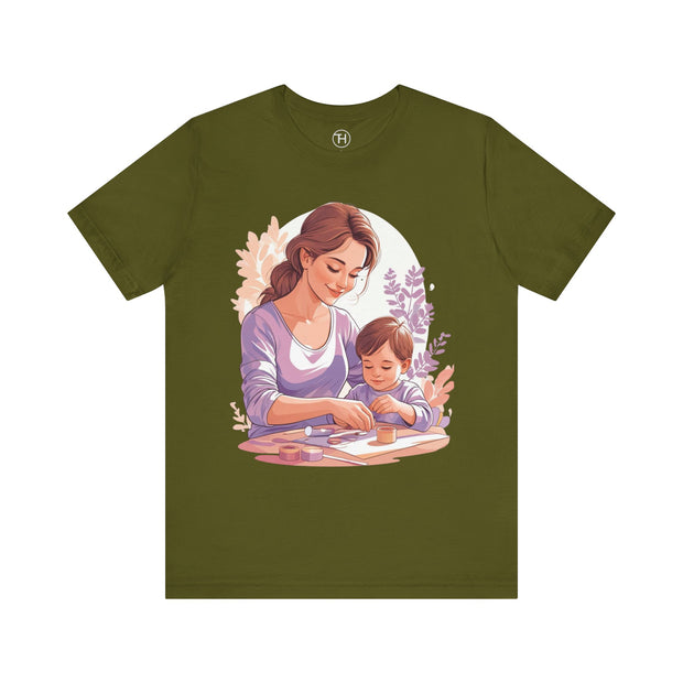 Mom & Child Art Tee