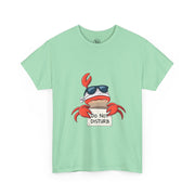 Playful Crab Graphic Tee, Relaxed Summer T-Shirt, Gift for Beach Lovers, Funny Casual Wear, Unique Gift Idea, Summer Vibes Shirt