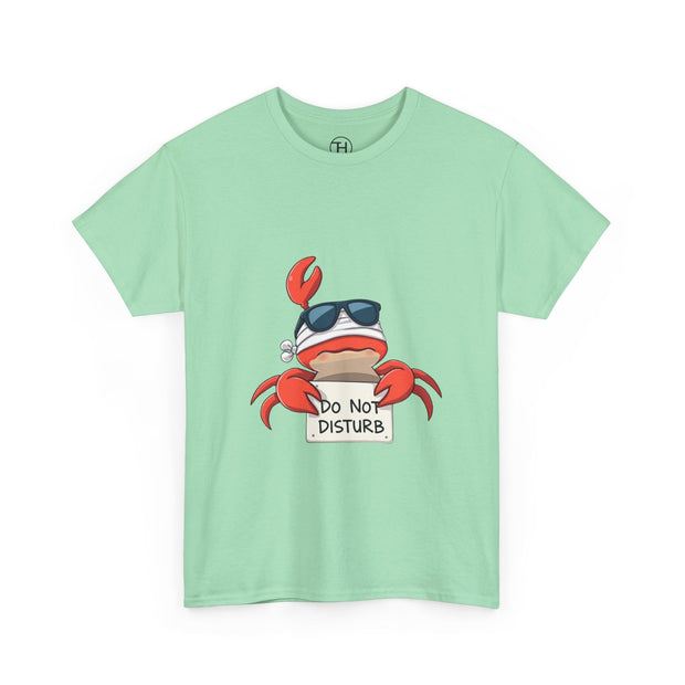 Playful Crab Graphic Tee, Relaxed Summer T-Shirt, Gift for Beach Lovers, Funny Casual Wear, Unique Gift Idea, Summer Vibes Shirt
