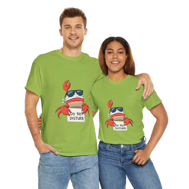 Playful Crab Graphic Tee, Relaxed Summer T-Shirt, Gift for Beach Lovers, Funny Casual Wear, Unique Gift Idea, Summer Vibes Shirt