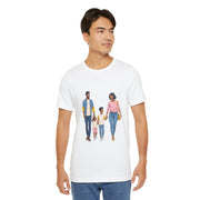 Family Walk Unisex Tee - Casual Summer Shirt for Parents