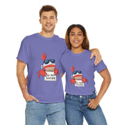 Playful Crab Graphic Tee, Relaxed Summer T-Shirt, Gift for Beach Lovers, Funny Casual Wear, Unique Gift Idea, Summer Vibes Shirt