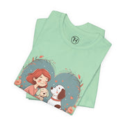 Cute Dog Lover Tee - "Love Is a Four-Legged Word"