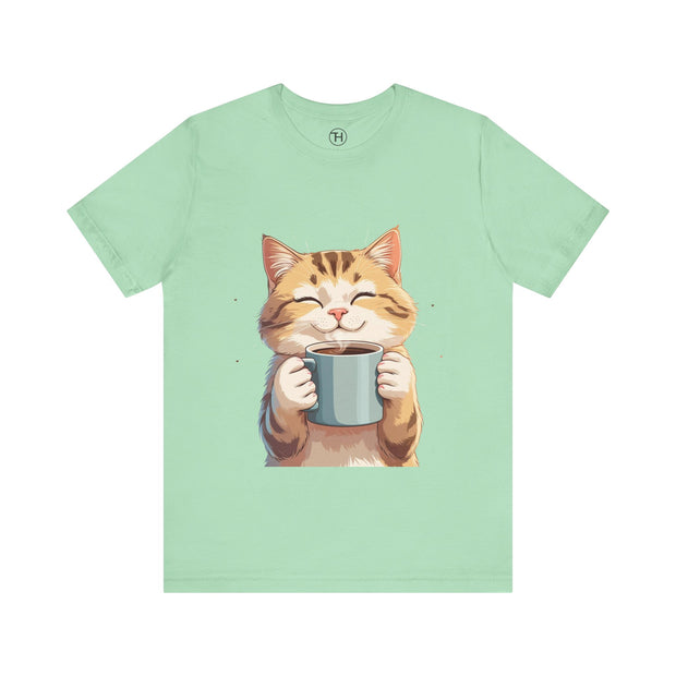 Cute Cat Coffee Tee