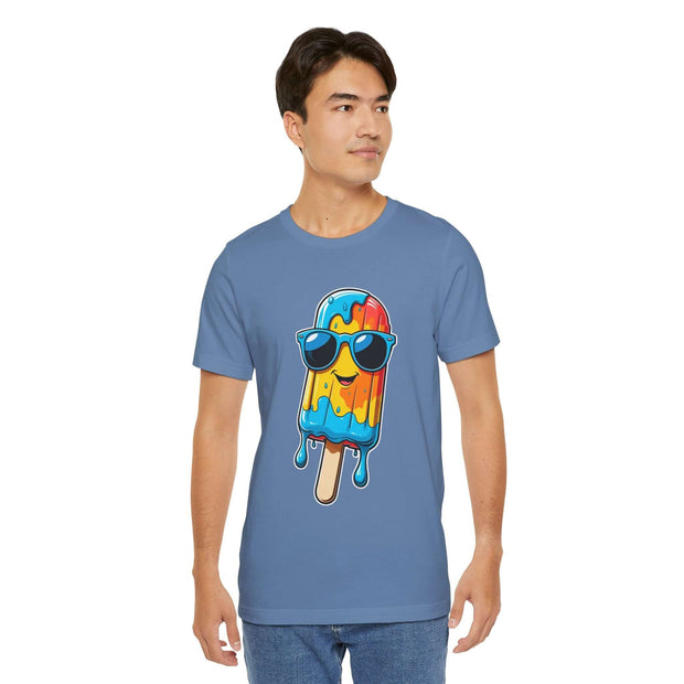 Cool Popsicle Graphic Tee, Summer T-Shirt, Unisex Jersey Tee, Fun Ice Cream Shirt, Gift for Ice Cream Lovers, Cute Casual Wear