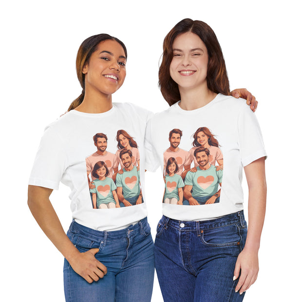 Heart Family Unisex Tee