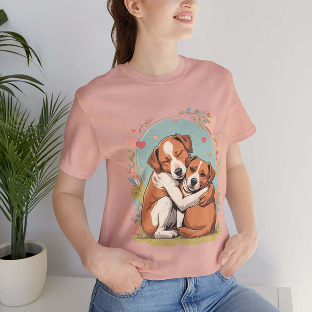 Cute Dog Love Short Sleeve Tee