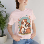 Cute Dog Love Short Sleeve Tee