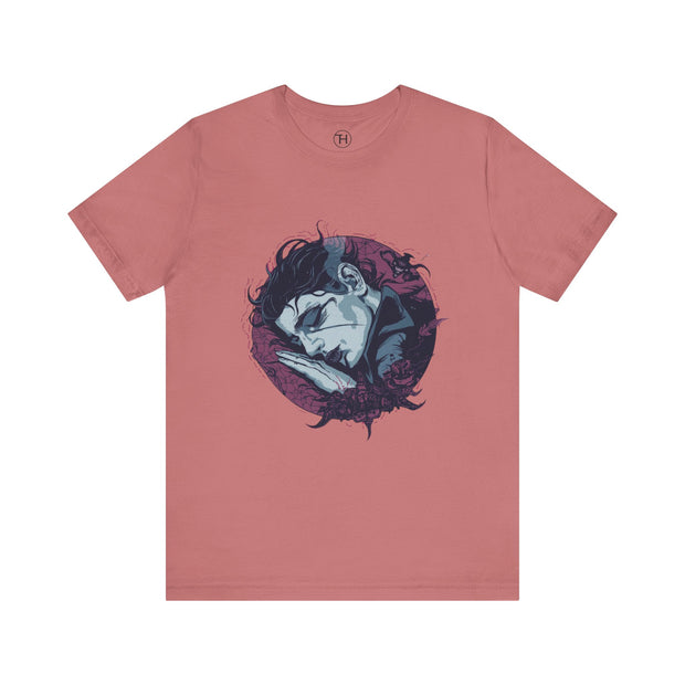 Dreamy Sleepy Graphic Tee, Unisex T-Shirt, Casual Wear, Gift for Relaxation, Unique Artwork, Lounge T-Shirt, Cozy Fashion