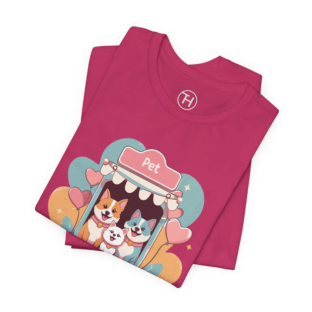 Cute Pet Adoption Jersey Tee