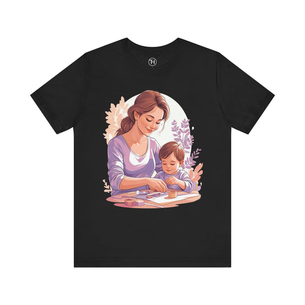 Mom & Child Art Tee