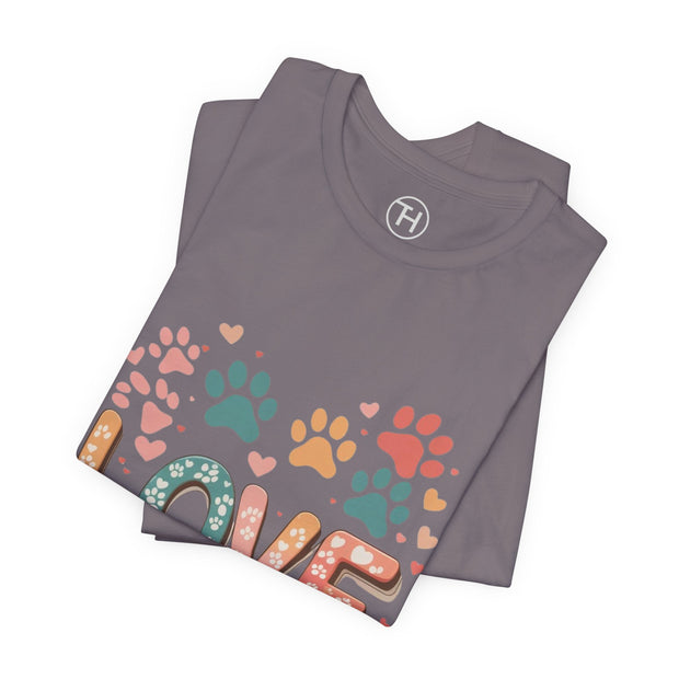 Love Paw Print Tee
