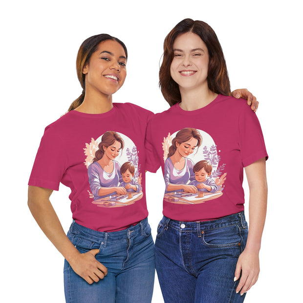 Mom & Child Art Tee