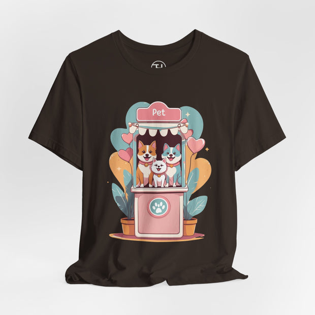 Cute Pet Adoption Jersey Tee