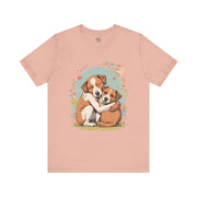 Cute Dog Love Short Sleeve Tee