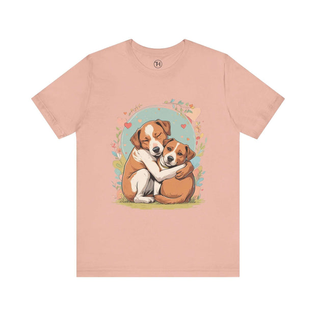 Cute Dog Love Short Sleeve Tee