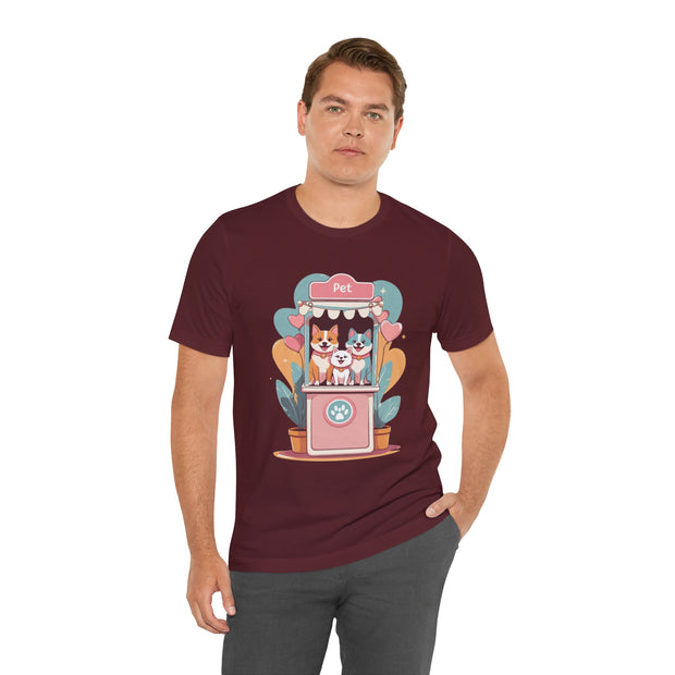 Cute Pet Adoption Jersey Tee