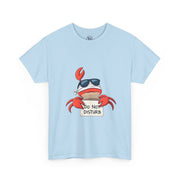 Playful Crab Graphic Tee, Relaxed Summer T-Shirt, Gift for Beach Lovers, Funny Casual Wear, Unique Gift Idea, Summer Vibes Shirt