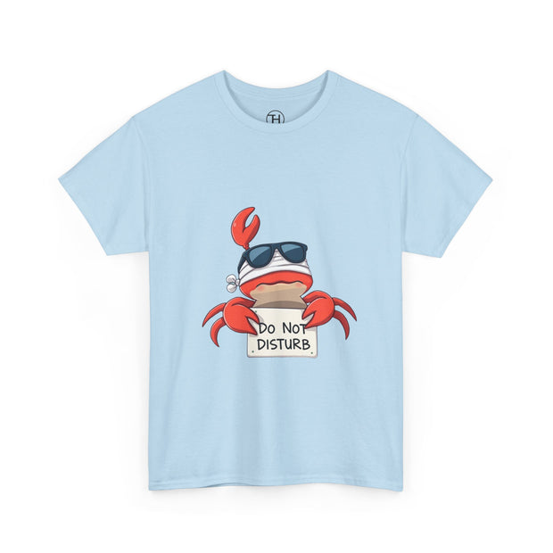 Playful Crab Graphic Tee, Relaxed Summer T-Shirt, Gift for Beach Lovers, Funny Casual Wear, Unique Gift Idea, Summer Vibes Shirt