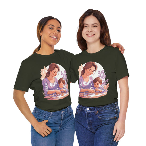 Mom & Child Art Tee