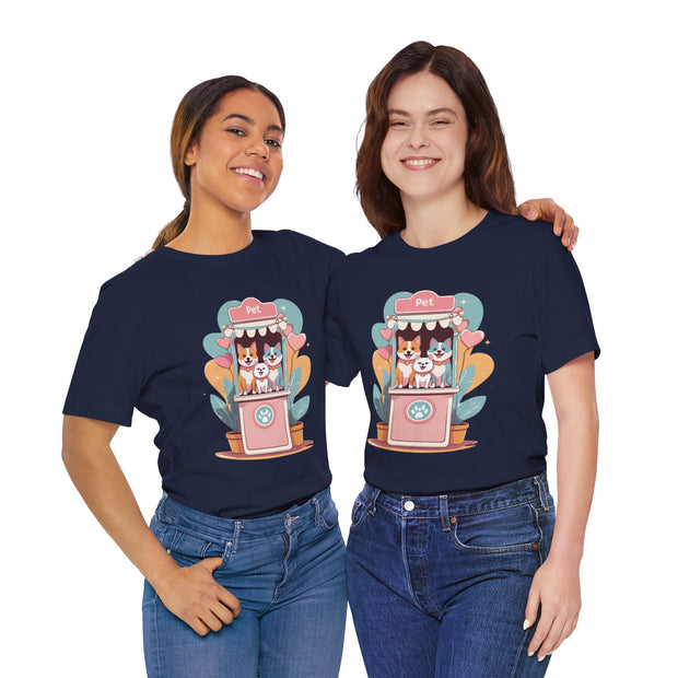 Cute Pet Adoption Jersey Tee