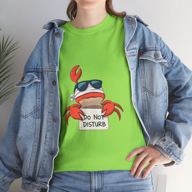 Playful Crab Graphic Tee, Relaxed Summer T-Shirt, Gift for Beach Lovers, Funny Casual Wear, Unique Gift Idea, Summer Vibes Shirt
