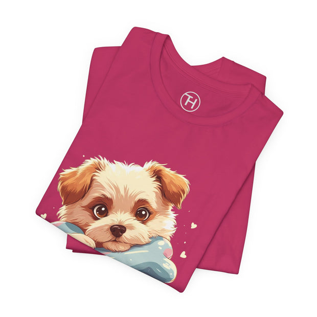 Adorable Puppy Graphic Tee | Unisex Short Sleeve T-Shirt