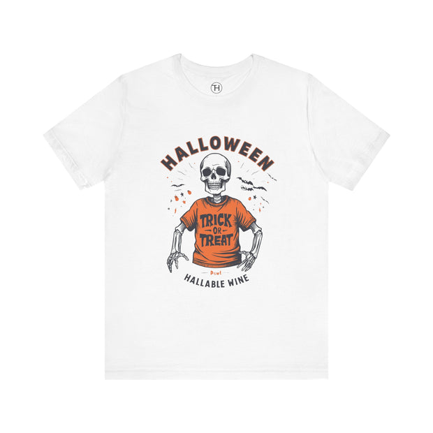 Halloween Trick or Treat Skull Tee