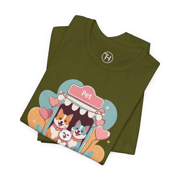 Cute Pet Adoption Jersey Tee