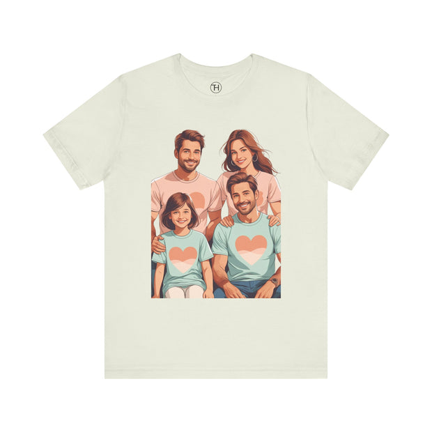 Heart Family Unisex Tee