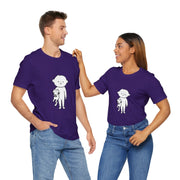 Cute Pet Lover Tee, Cat and Child Design, Gift for Animal Lovers, Casual Wear, Birthday Gift, Fun Graphic Tee