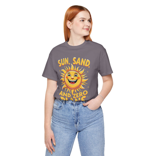 Sunny Vibes Tee | Unisex Short Sleeve Tee, Summer Shirt