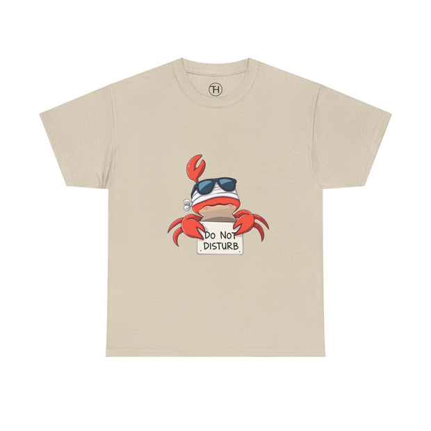 Playful Crab Graphic Tee, Relaxed Summer T-Shirt, Gift for Beach Lovers, Funny Casual Wear, Unique Gift Idea, Summer Vibes Shirt