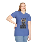 Funny Cat Graphic T-Shirt, Fluff Around and Find Out Tee, Cat Lover Gift, Unisex Humor Shirt, Casual Everyday Wear