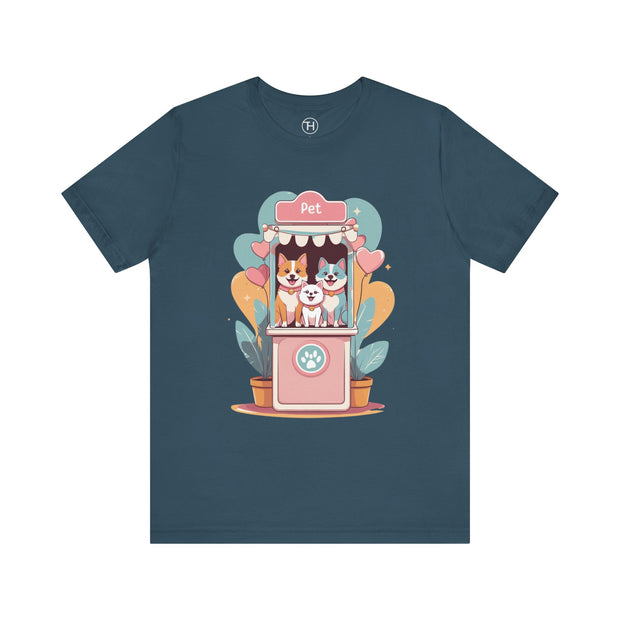 Cute Pet Adoption Jersey Tee