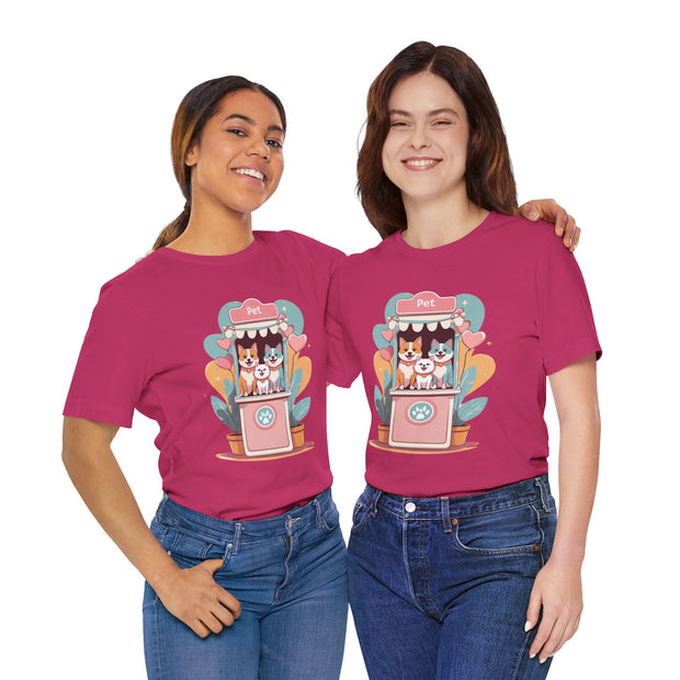 Cute Pet Adoption Jersey Tee