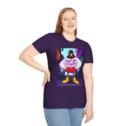 Funny Graphic T-Shirt for Humor Lovers, Unisex Softstyle Tee, Casual Wear, Gift for Friends, I Don't Give a Cluck Shirt