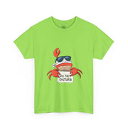 Playful Crab Graphic Tee, Relaxed Summer T-Shirt, Gift for Beach Lovers, Funny Casual Wear, Unique Gift Idea, Summer Vibes Shirt